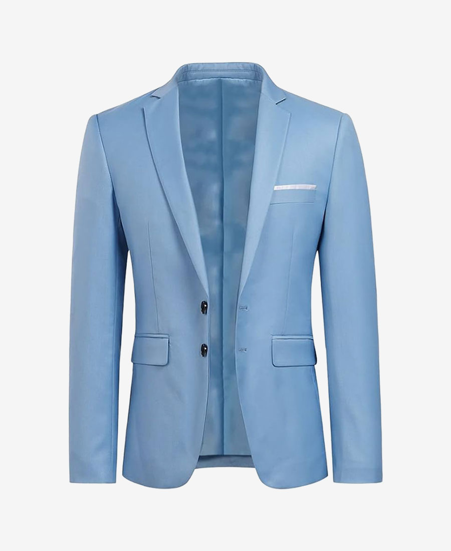 Cloudstyle Men's Slim Fit Solid Colour Jacket