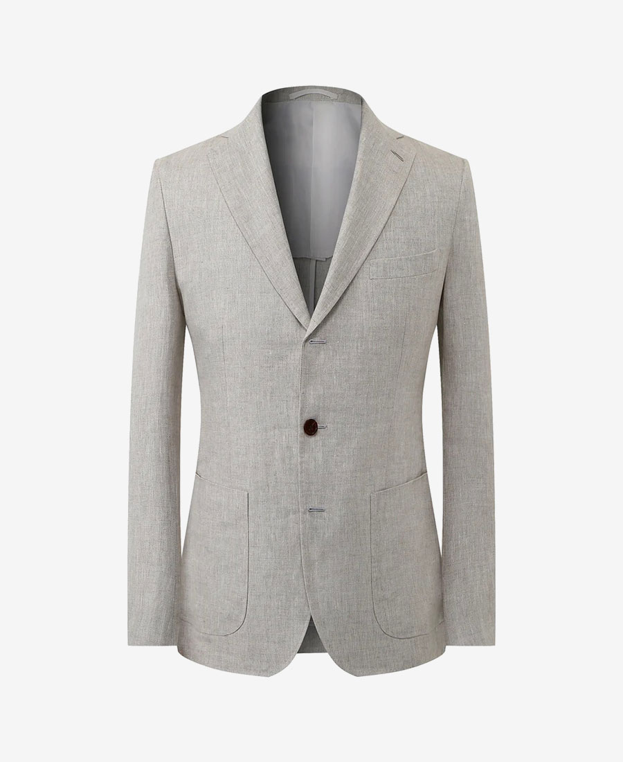 Featured Milltown Irish Linen Notch Collar Suit